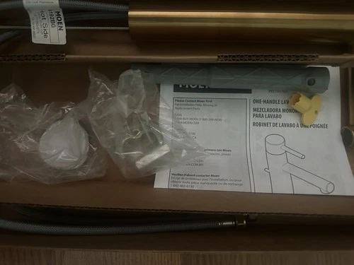 Moen 6192BG Align 1.2 GPM 1 Hole Bathroom Faucet - Gold - photo 5