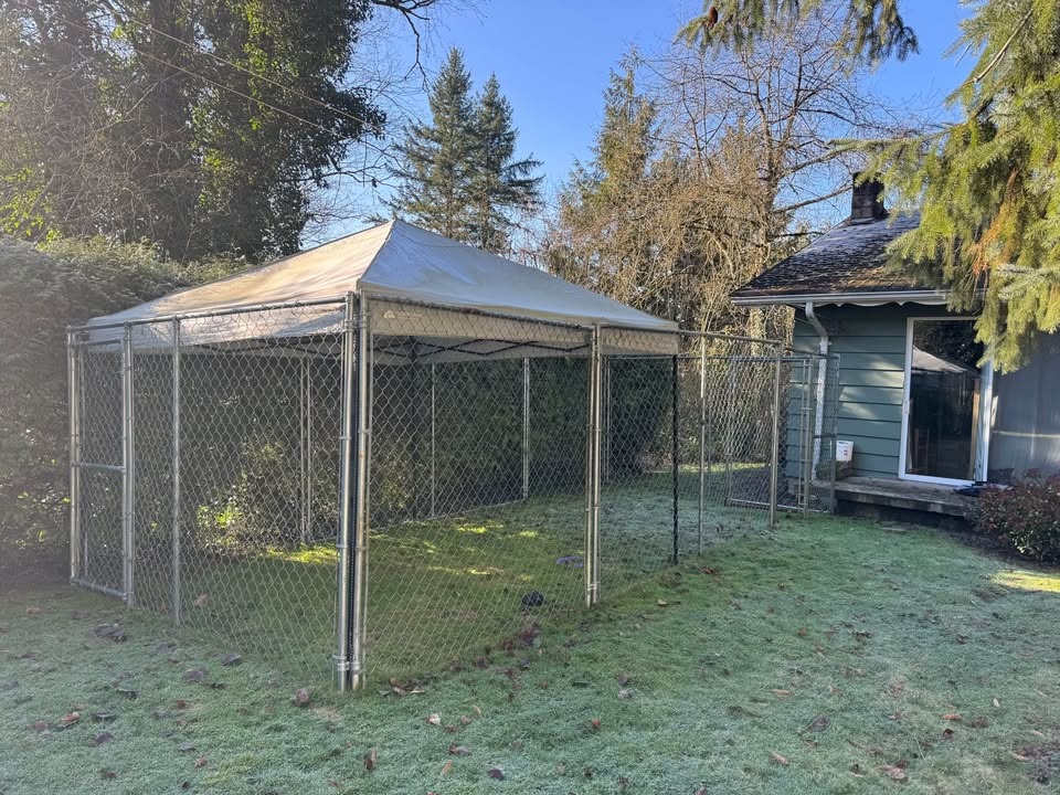 Chain Link Dog Run (22x10ft) - photo 3