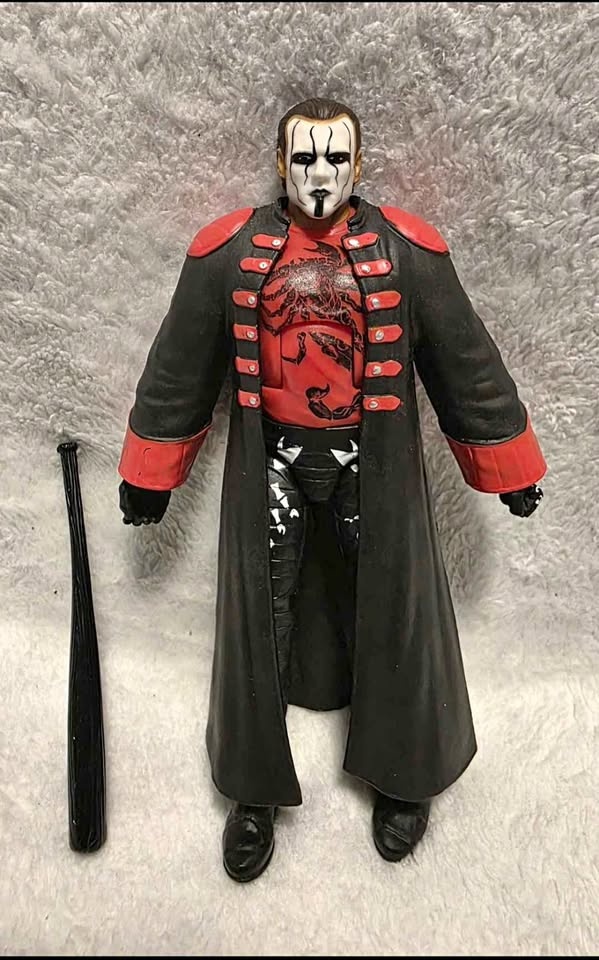 WWE Elite Series 39 STING Action Figure w/Trench Coat & Bat