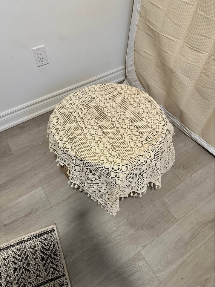 Rattan Storage Ottoman - photo 2