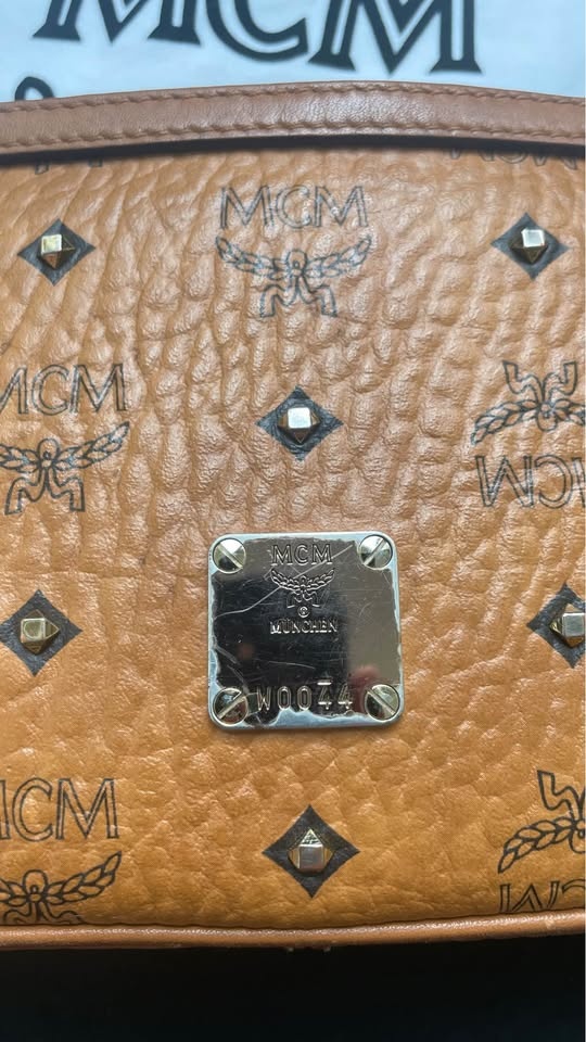 MCM Small Visetos Convertible Shoulder Bag Brown - photo 3