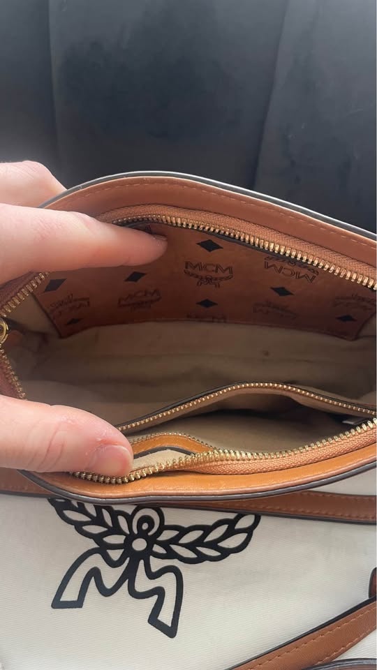 MCM Small Visetos Convertible Shoulder Bag Brown - photo 4