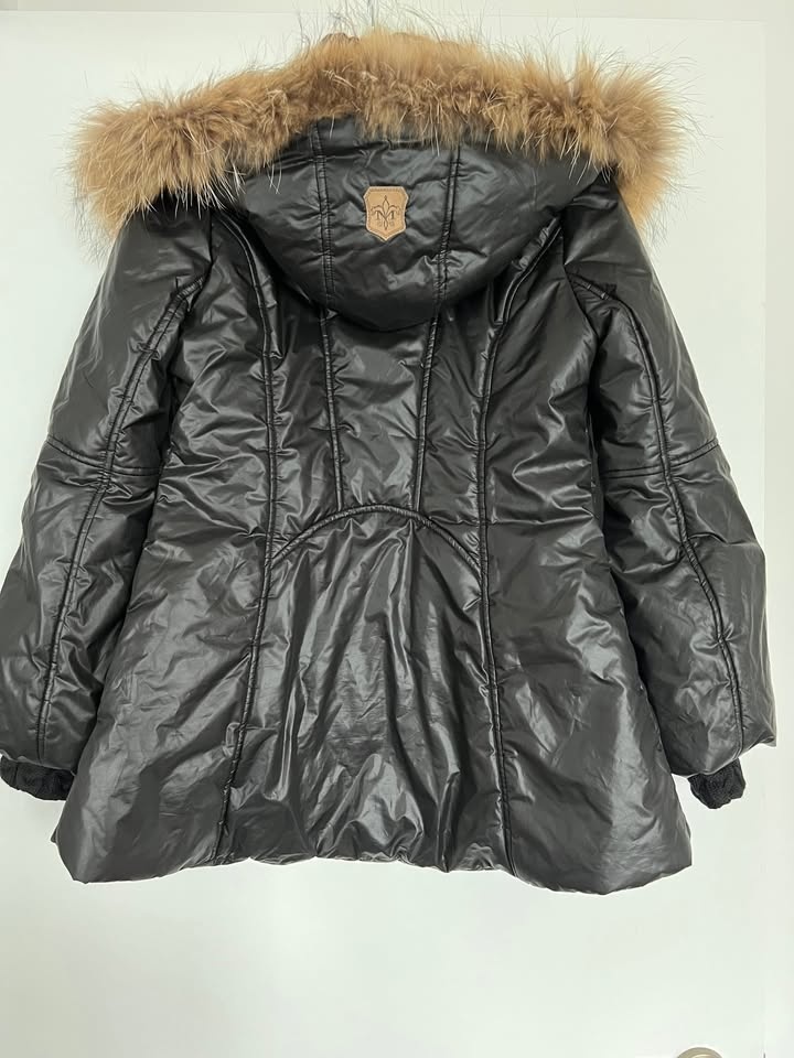 Mackage “Peaches” Black Down Jacket w/ Fur Hood – Size M - photo 3