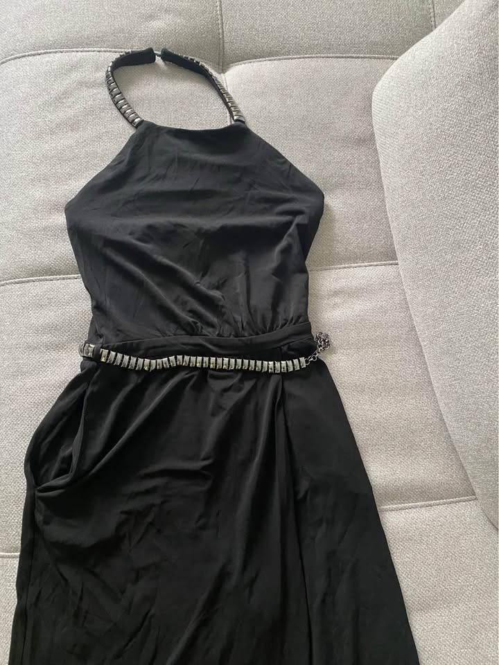 Mango Black Evening Jumpsuit S/XS