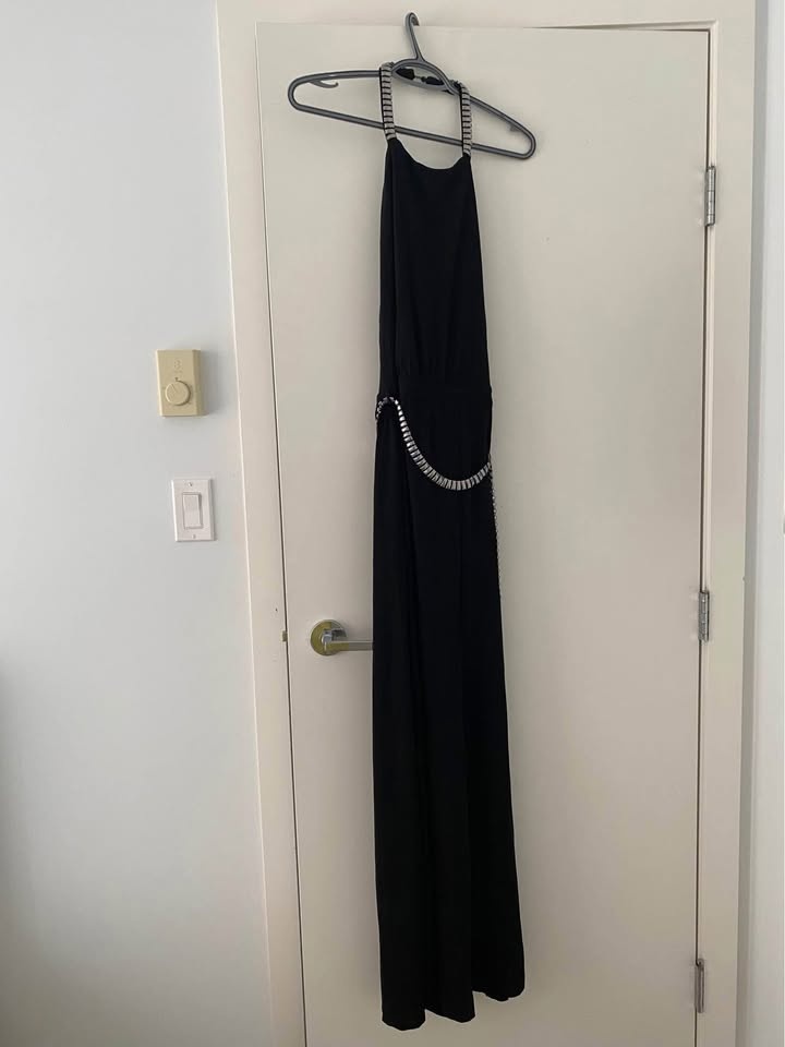 Mango Black Evening Jumpsuit S/XS - photo 3