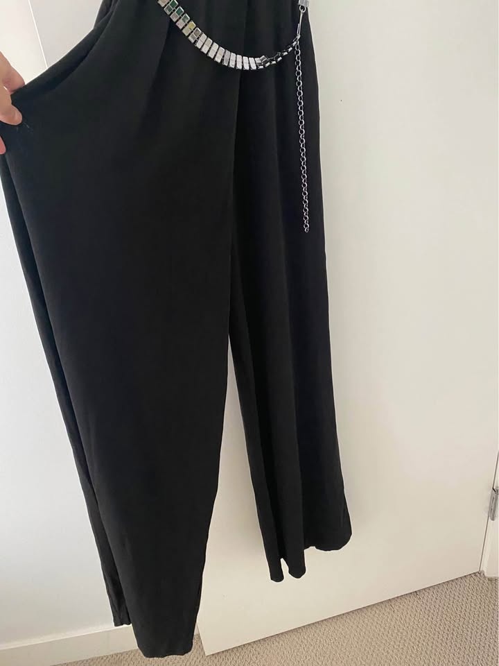 Mango Black Evening Jumpsuit S/XS - photo 4