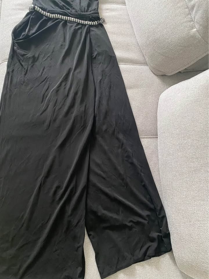 Mango Black Evening Jumpsuit S/XS - photo 5