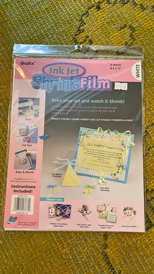 NEW Ink Jet Shrink Film
