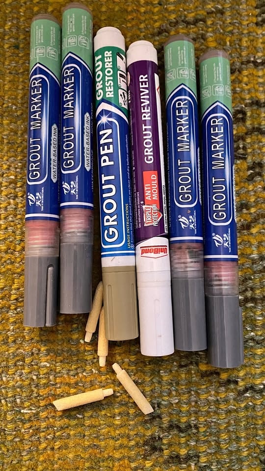 Grout pens - some new