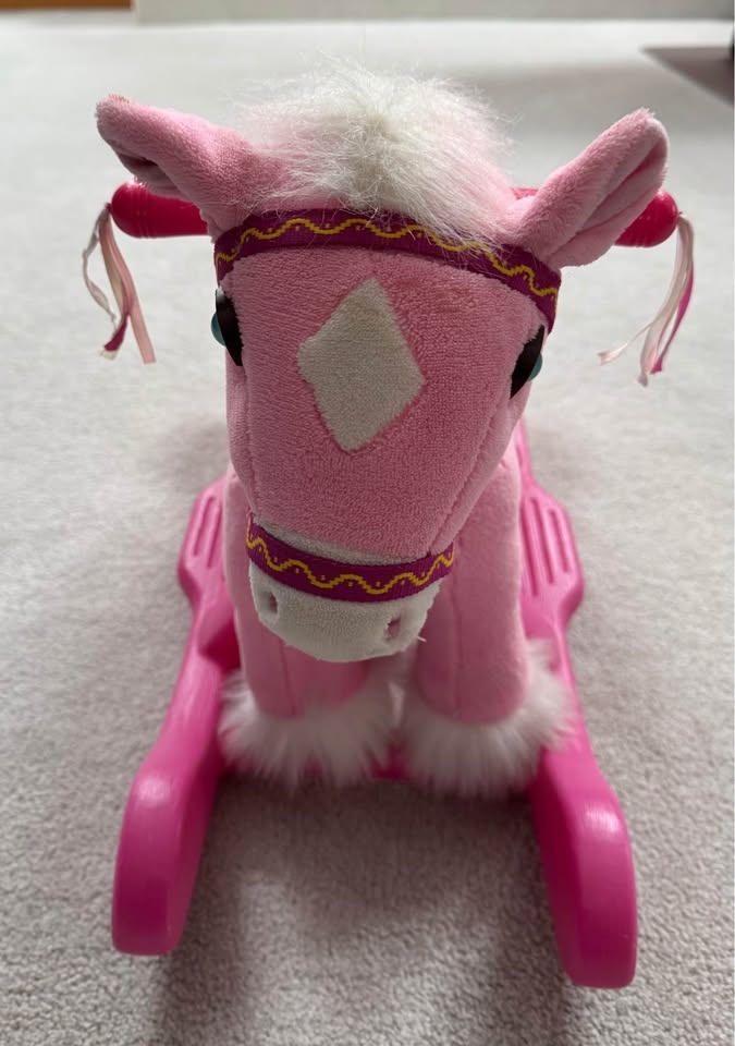 Pink Pony Rocking Horse That Sings - photo 2