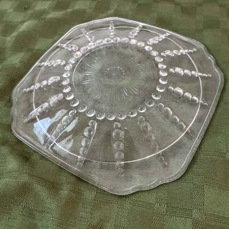 Depression Glass Lunch Plate - Federal "Colombia" - photo 4