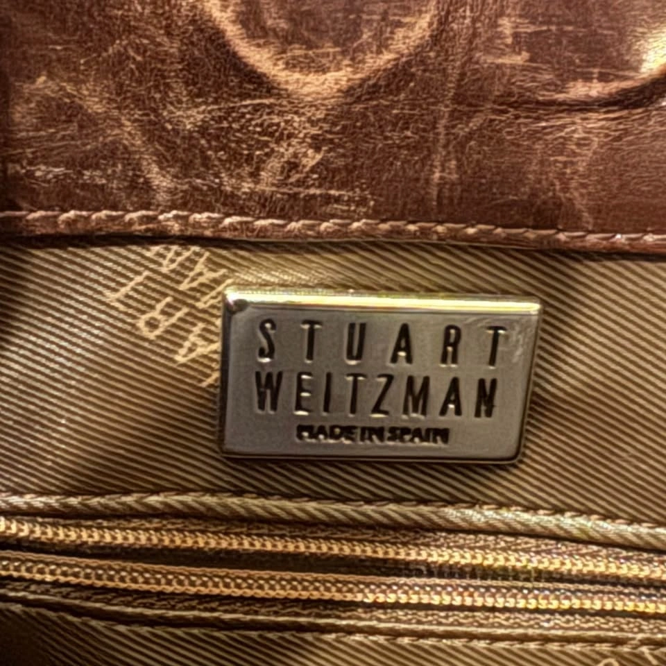 Stuart Weitzman Brown Patent Leather Bag - photo 2