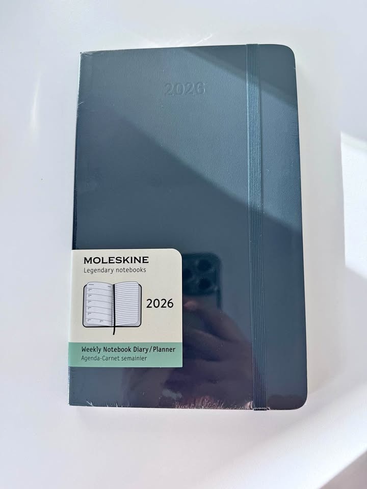 2026 Moleskine Planner + Notebook - Sapphire Blue