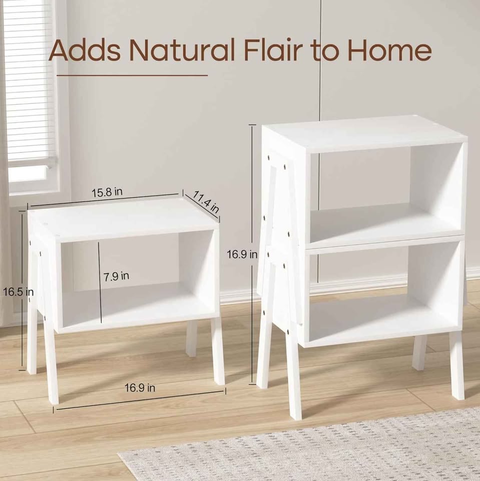 Bamboo Stackable End Table or Night stand - photo 2