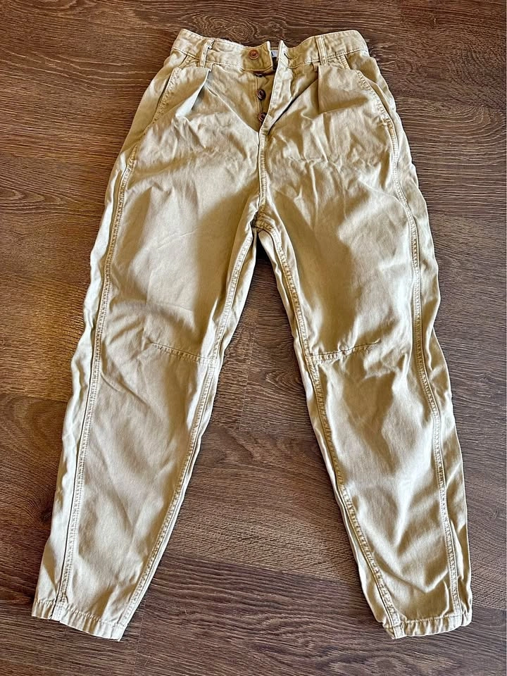 Zara High Waist Straight Pants - Size 0