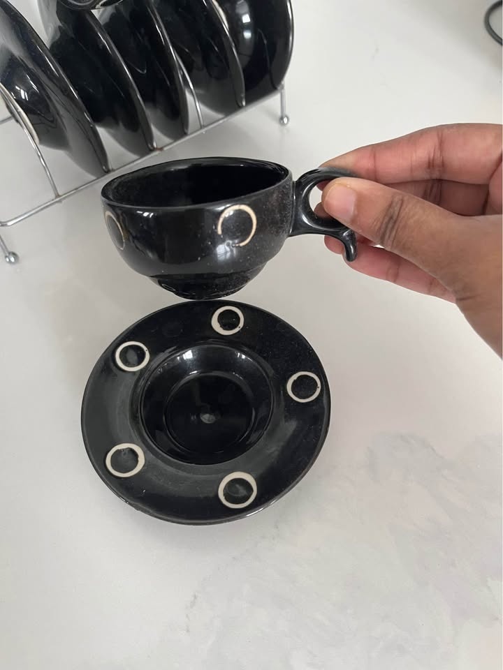 FREE Cup & Saucer Set with Metal Rack☕ - photo 3