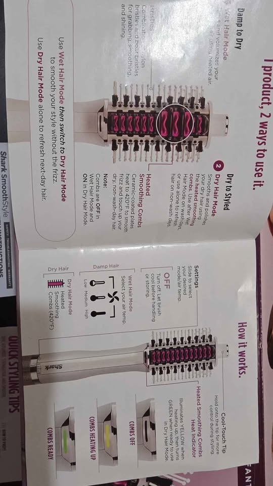 Shark SmoothStyle Comb Straightener & Volumizer - photo 3