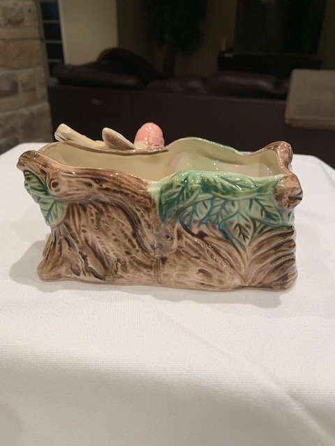 Vintage Shafford Ceramic Bird Planter 1950s - photo 2