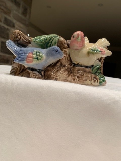 Vintage Shafford Ceramic Bird Planter 1950s - photo 4