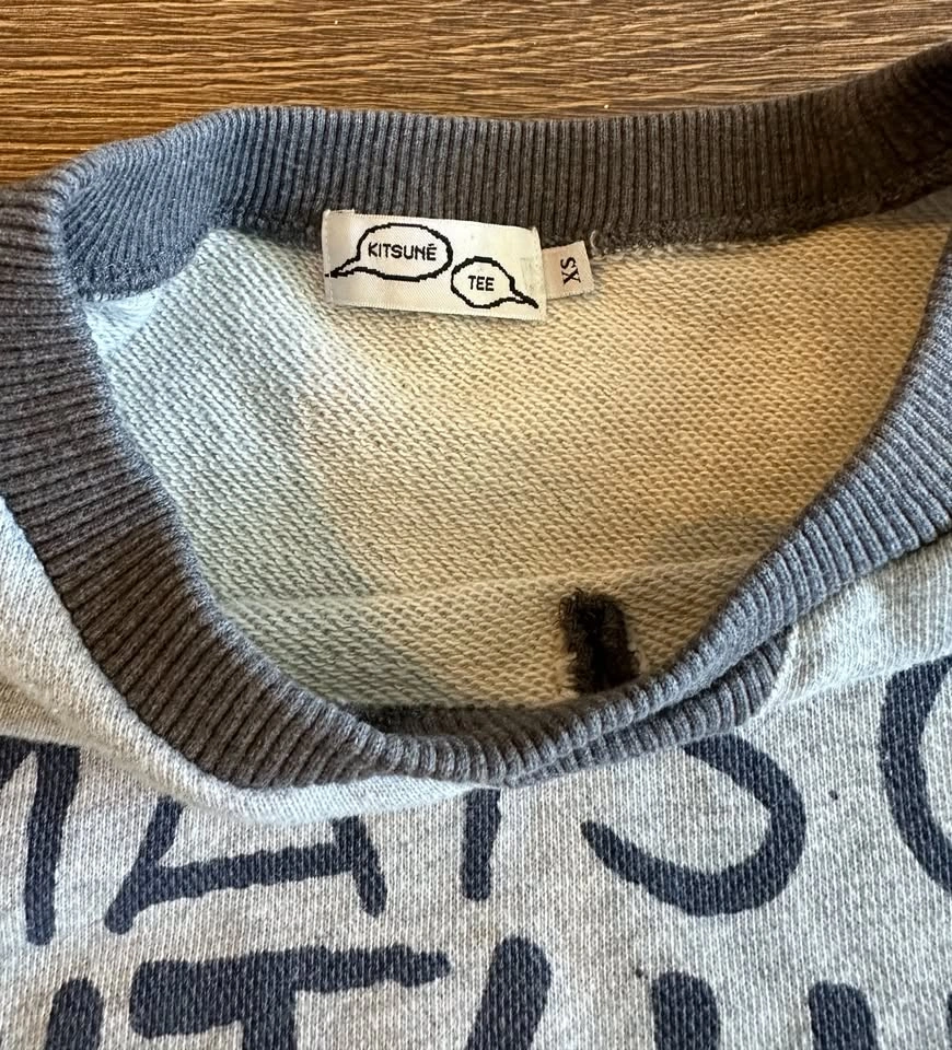Maison Kitsune Paris New York Andre Crewneck Sweatshirt - Size X - photo 3