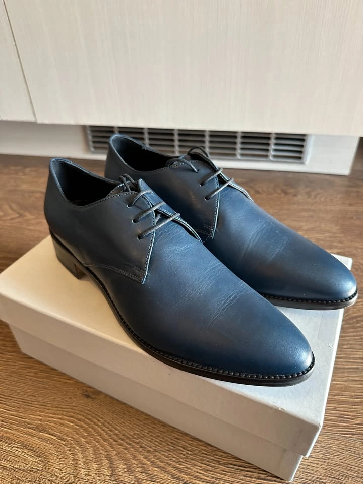 BNIB Men's Italian Luxury Leather Dress Shoes - Size 9.5 - photo 2