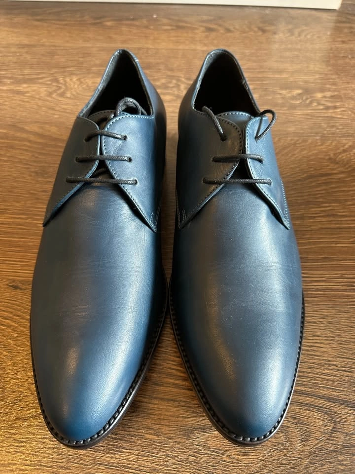 BNIB Men's Italian Luxury Leather Dress Shoes - Size 9.5 - photo 3