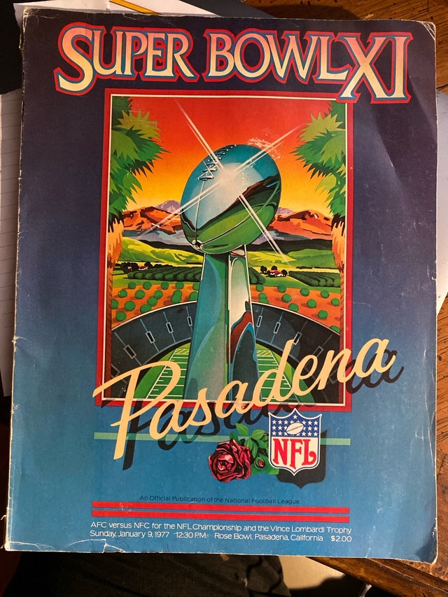 Super Bowl XI Program (1977)