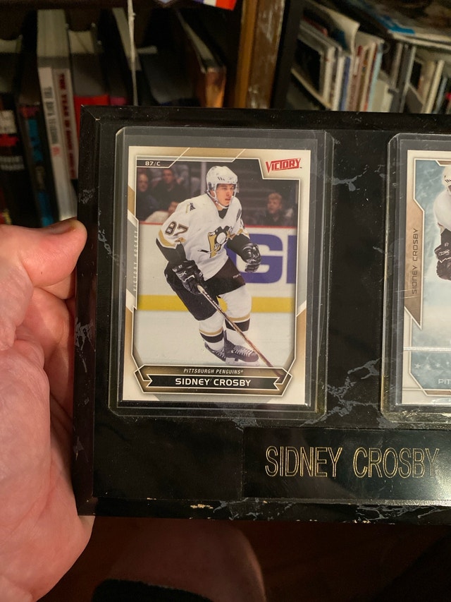 Two Sidney Crosby Cards on Wall Plaque - photo 3