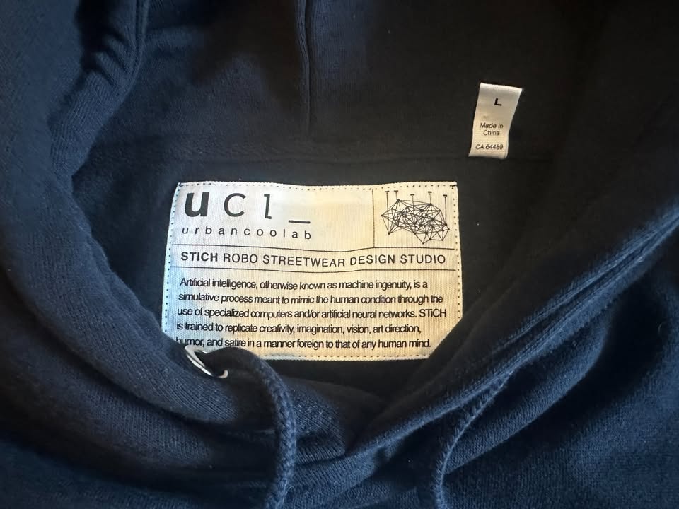 NWT UrbanCooLab Lemonardo The Lover's Homage Black Hoodie - photo 5