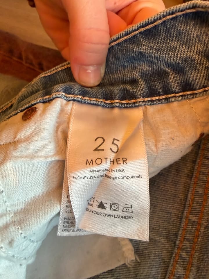 Women's Mother The Thrasher Designer Jeans - Size 25 - photo 3