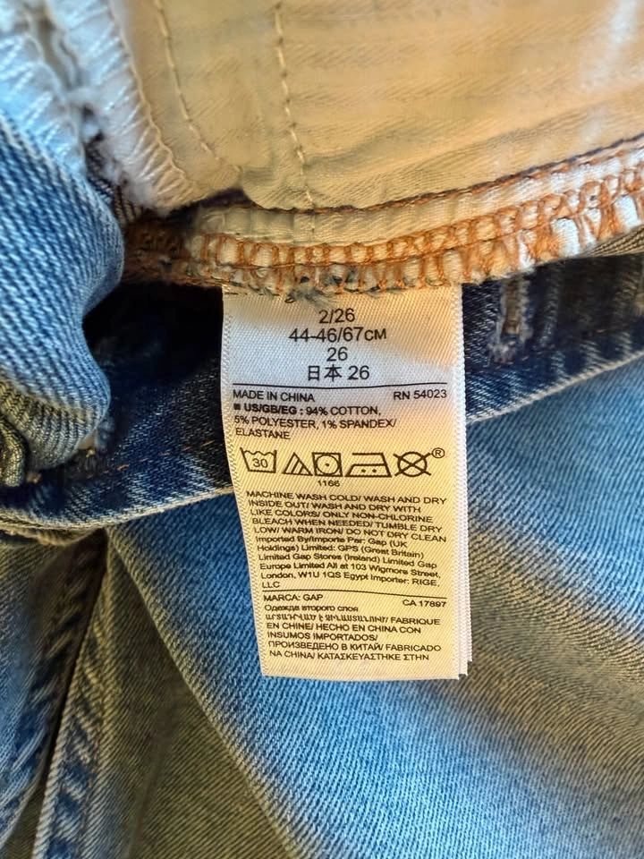 Women's Gap High Waist Straight Jeans - Size 26 - photo 5