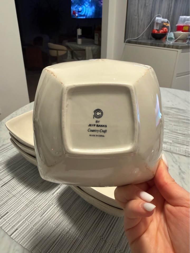 Country Craft by Jeff Banks Square Bowls – Set of 6 (5.5”) - photo 4