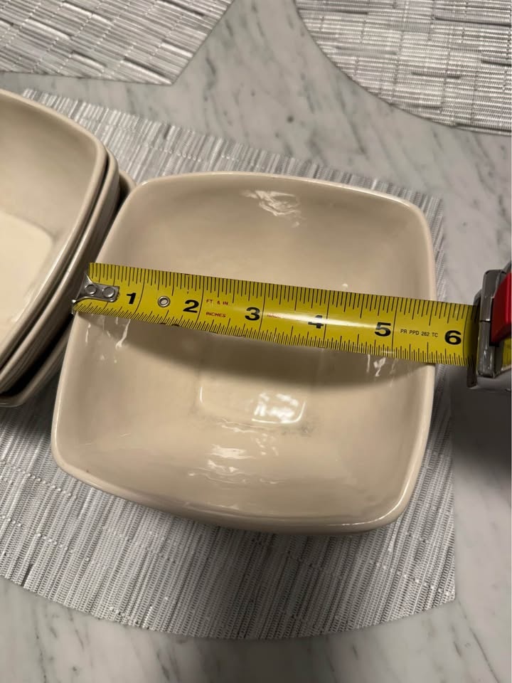 Country Craft by Jeff Banks Square Bowls – Set of 6 (5.5”) - photo 5