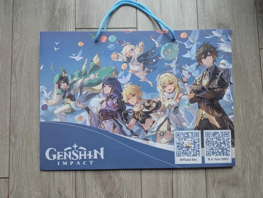Official Mihoyo Genshin Impact Gift Bags - Fan Expo 2022 (x2)