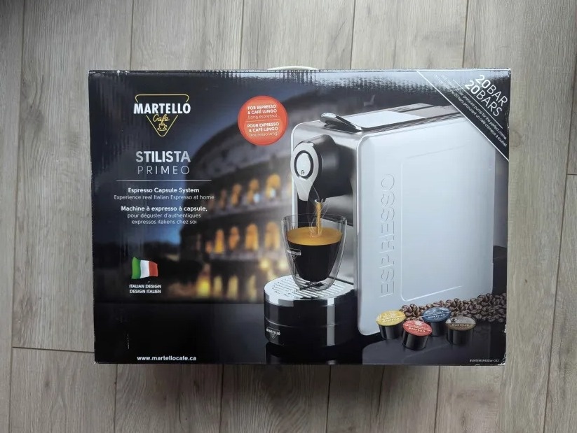 Italian Espresso Machine - Martello Stilista Primeo - New, Opene
