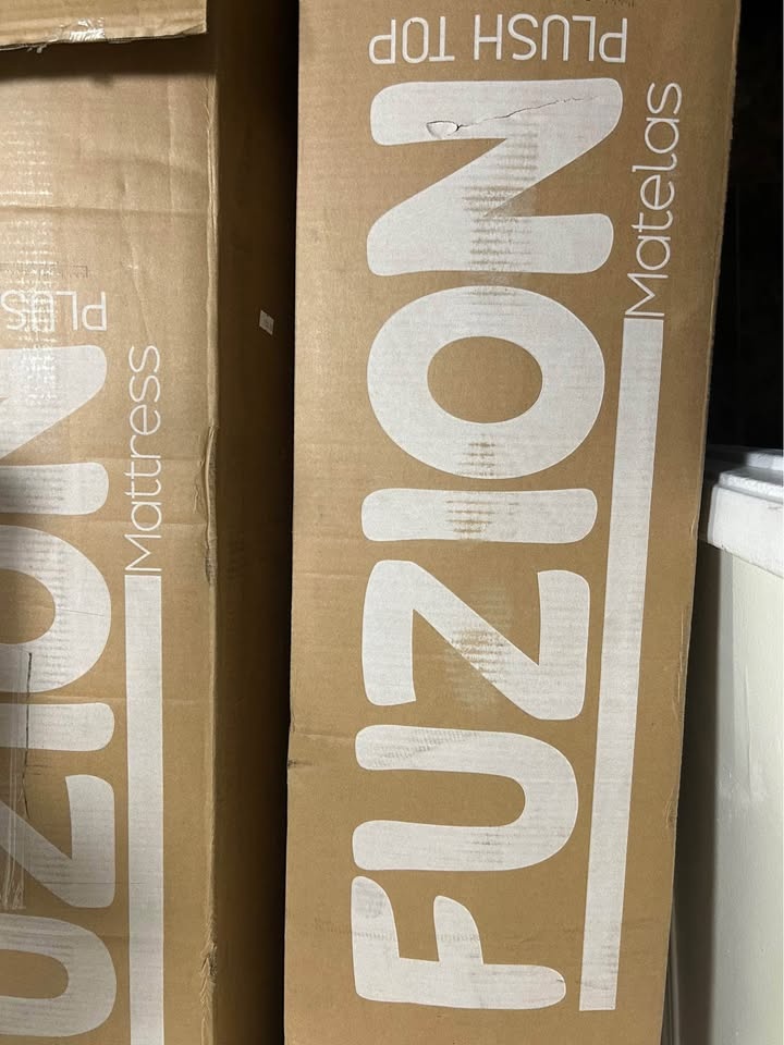 Brand New Fuzion Plush-Top Mattresses – Still in Box! - photo 2