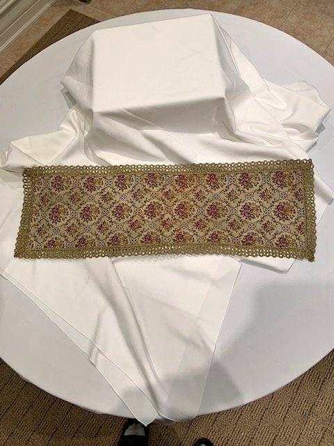Vintage Brocade Table Runner 1960's