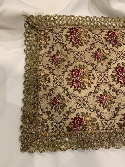 Vintage Brocade Table Runner 1960's - photo 2