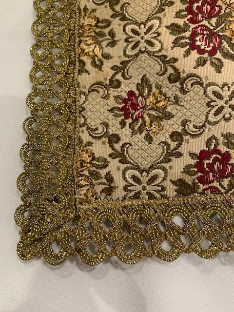 Vintage Brocade Table Runner 1960's - photo 3