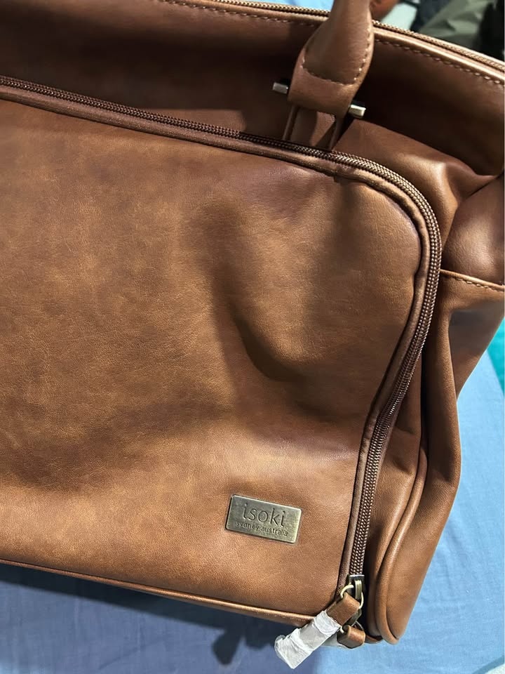 Baby bag [Isoki Double Zip Satchel REDWOOD CHESTNUT] - photo 4