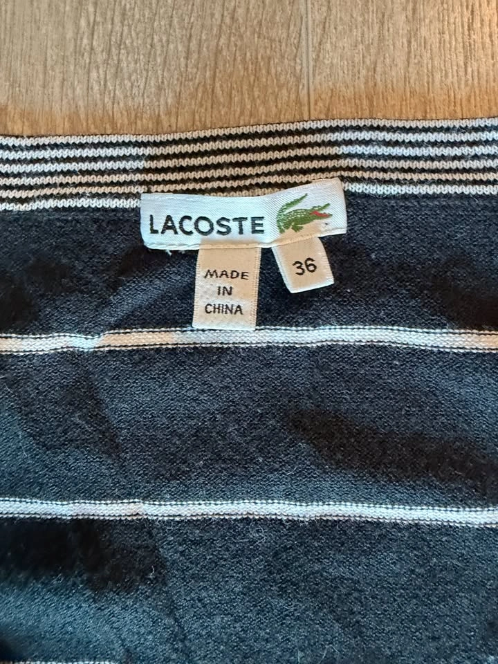 Women's Lacoste V-neck Sweater - Size 36 - photo 3