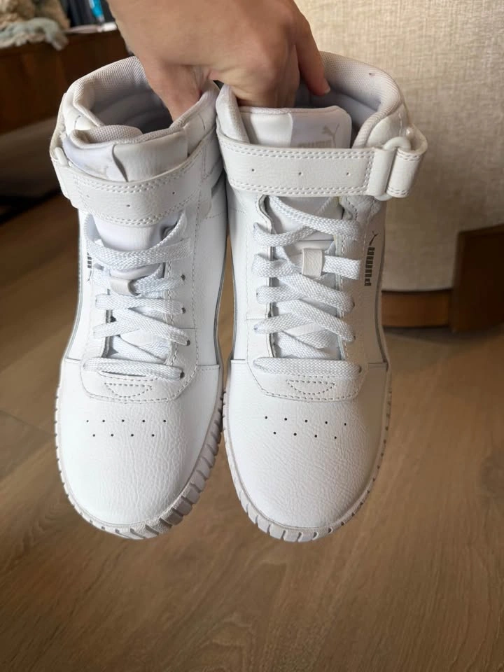 Puma Carina 2.0 White Sneakers - Size 7.5 - photo 2