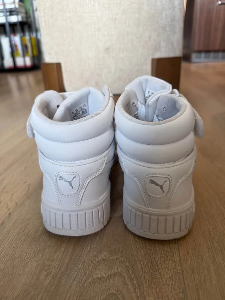 Puma Carina 2.0 White Sneakers - Size 7.5 - photo 3