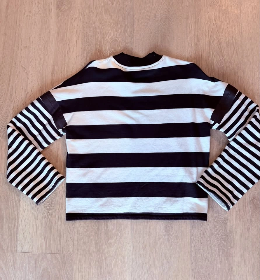 COS Navy Blue & White Stripe Sweater - Size XS - photo 2