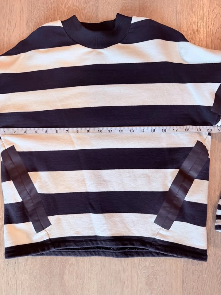 COS Navy Blue & White Stripe Sweater - Size XS - photo 4