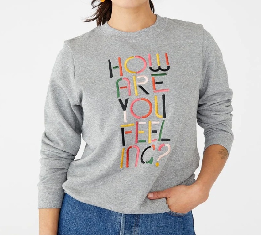 Grey Crewneck Sweatshirt - Size Small - photo 2