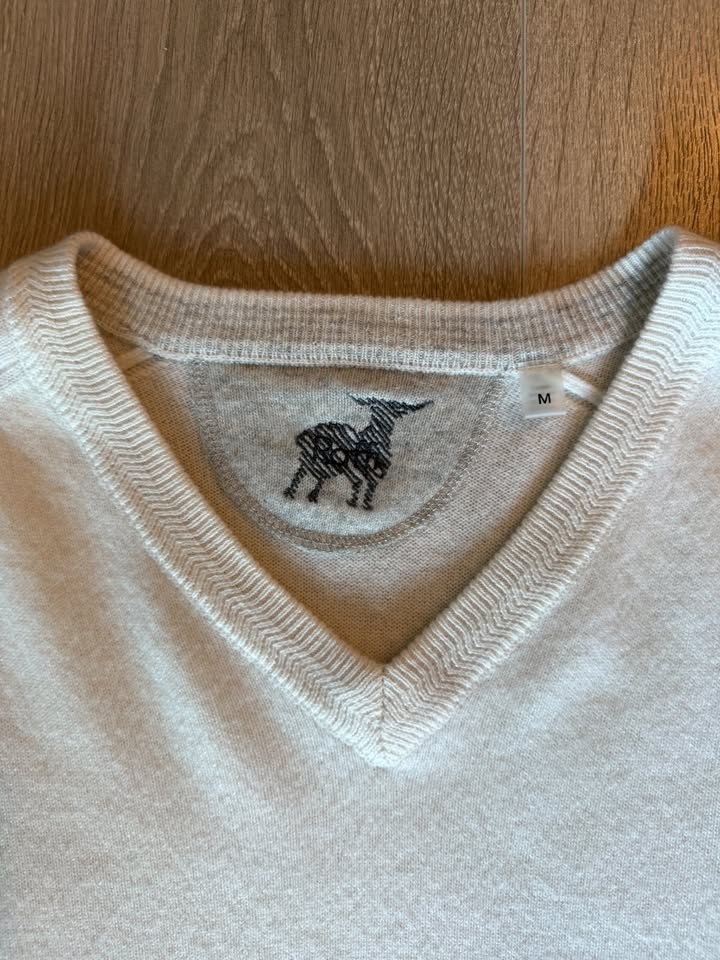 Men's Raffi Vneck Cashmere Sweater - Size M - photo 2
