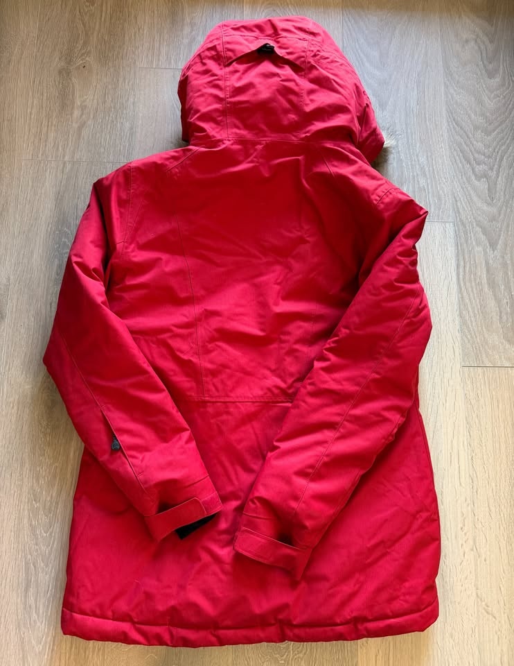 Men's Winter Long Red Parka Jacket - Size M - photo 5