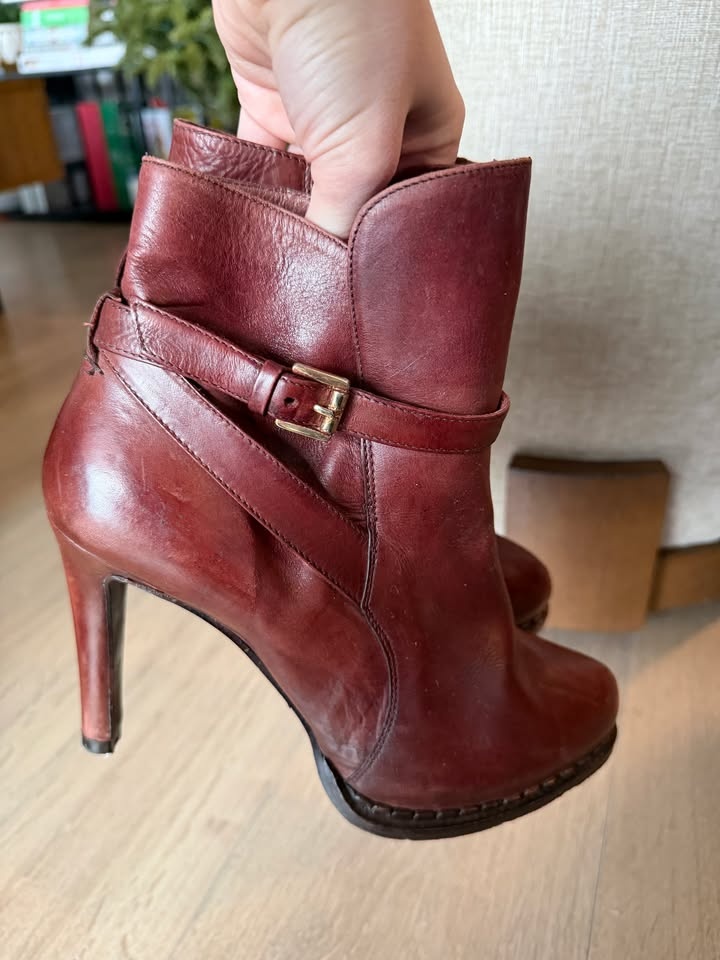 Pedro Miralles Leather Ankle Boots - Size 6 - photo 3