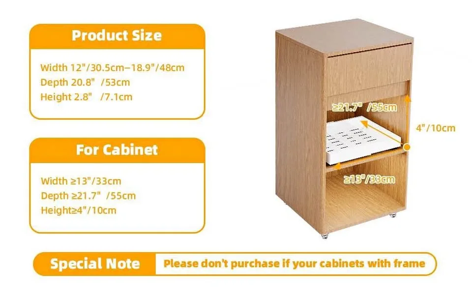 Pull-Out Cabinet Organizer (2 PCS) Expandable thumbnail